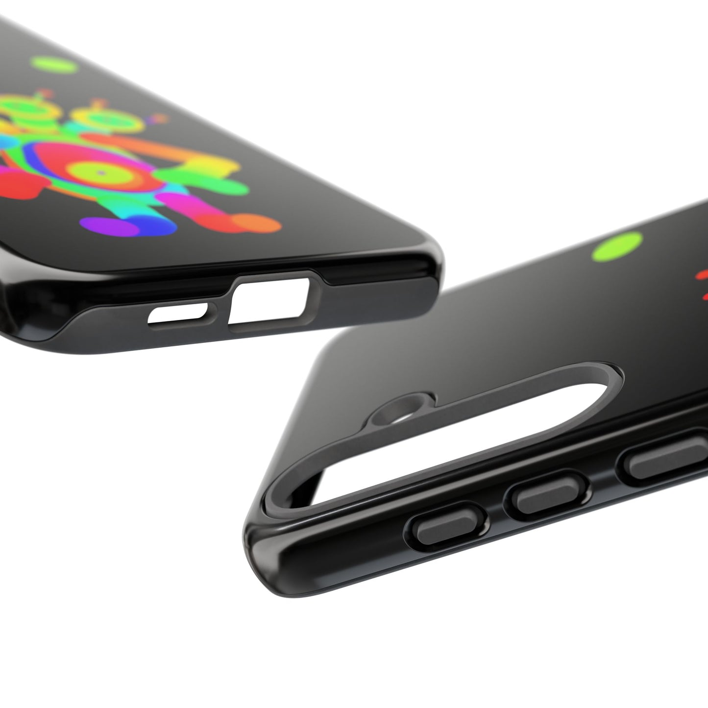 Three Headed Martian with Green Moon / Phone Cases