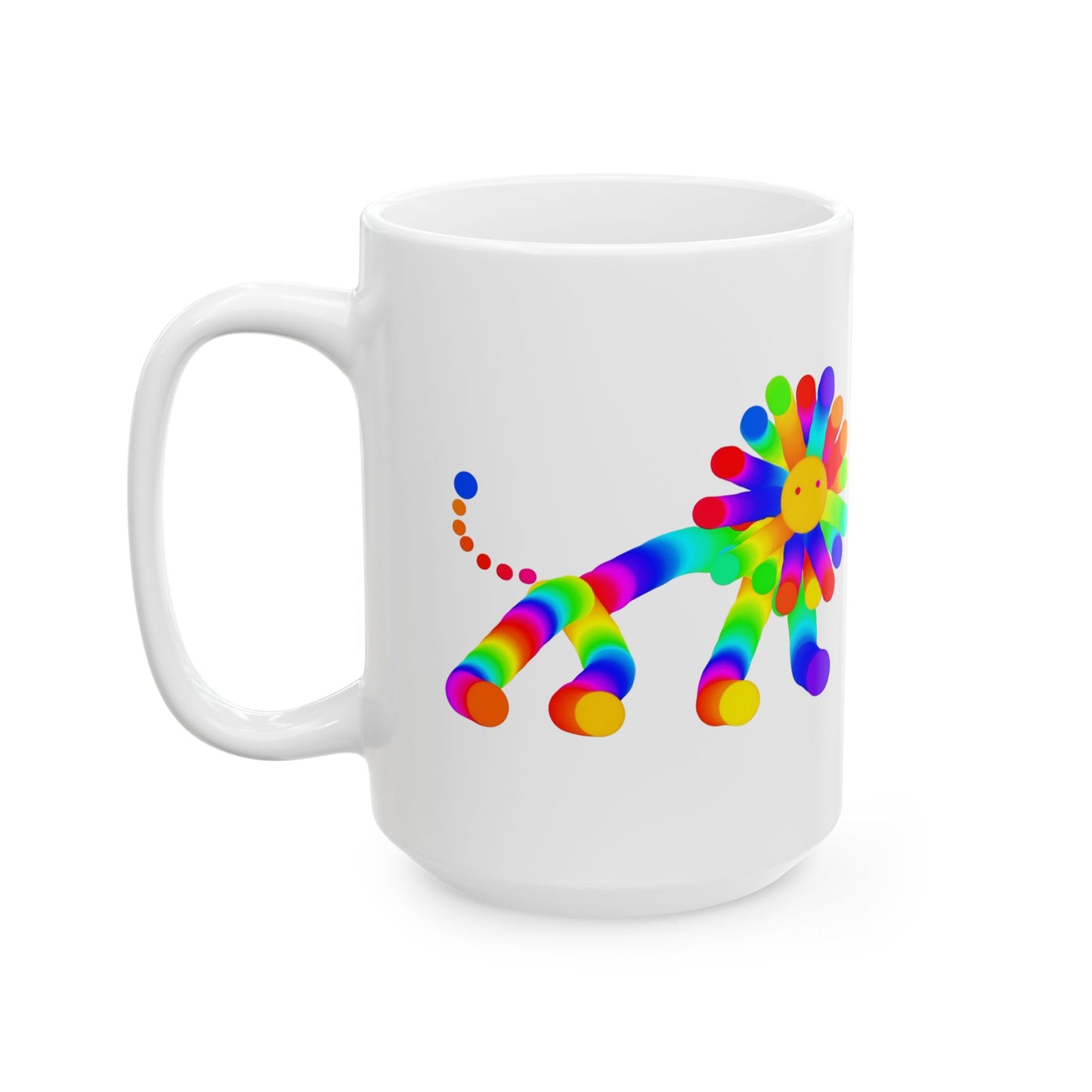Martian Lion Ceramic Mug, (11oz, 15oz)