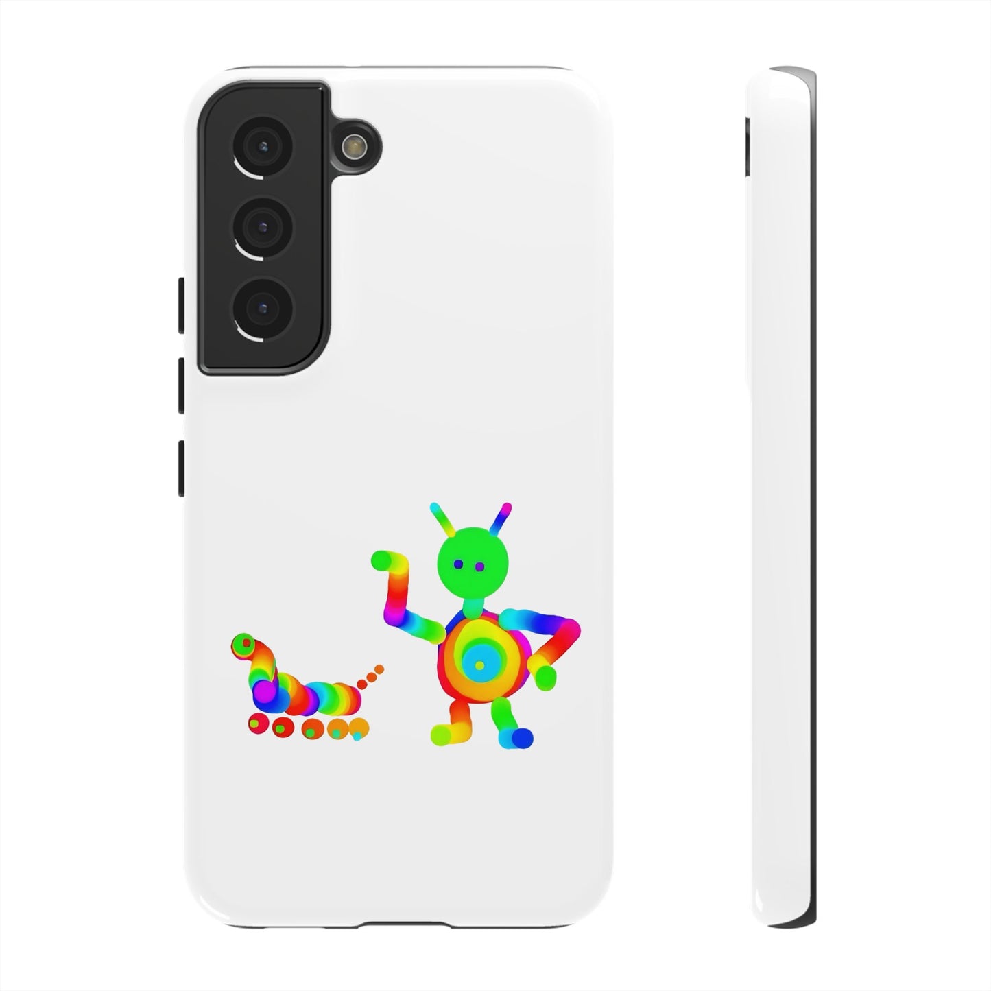 Martian with 5 Wheeled Friend / Phone Cases