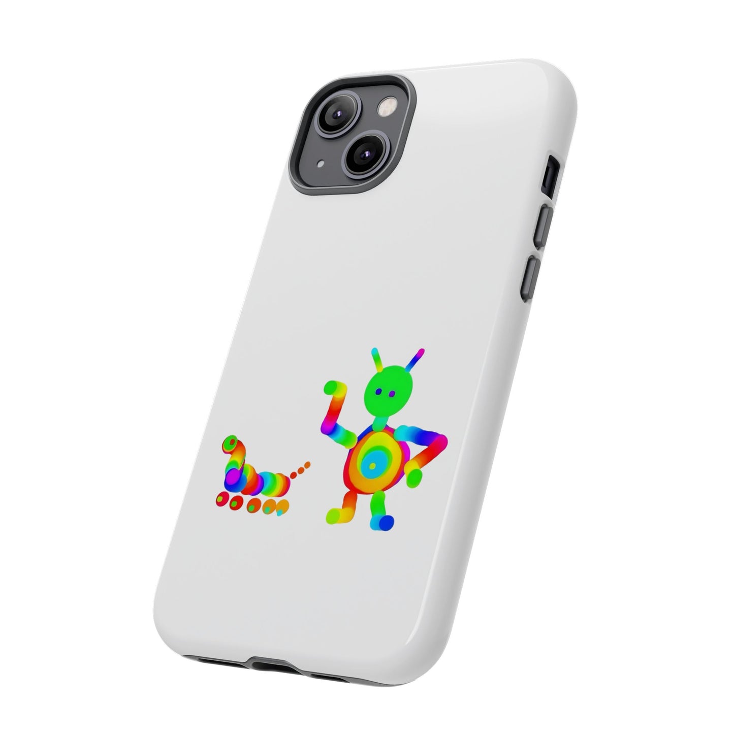 Martian with 5 Wheeled Friend / Phone Cases