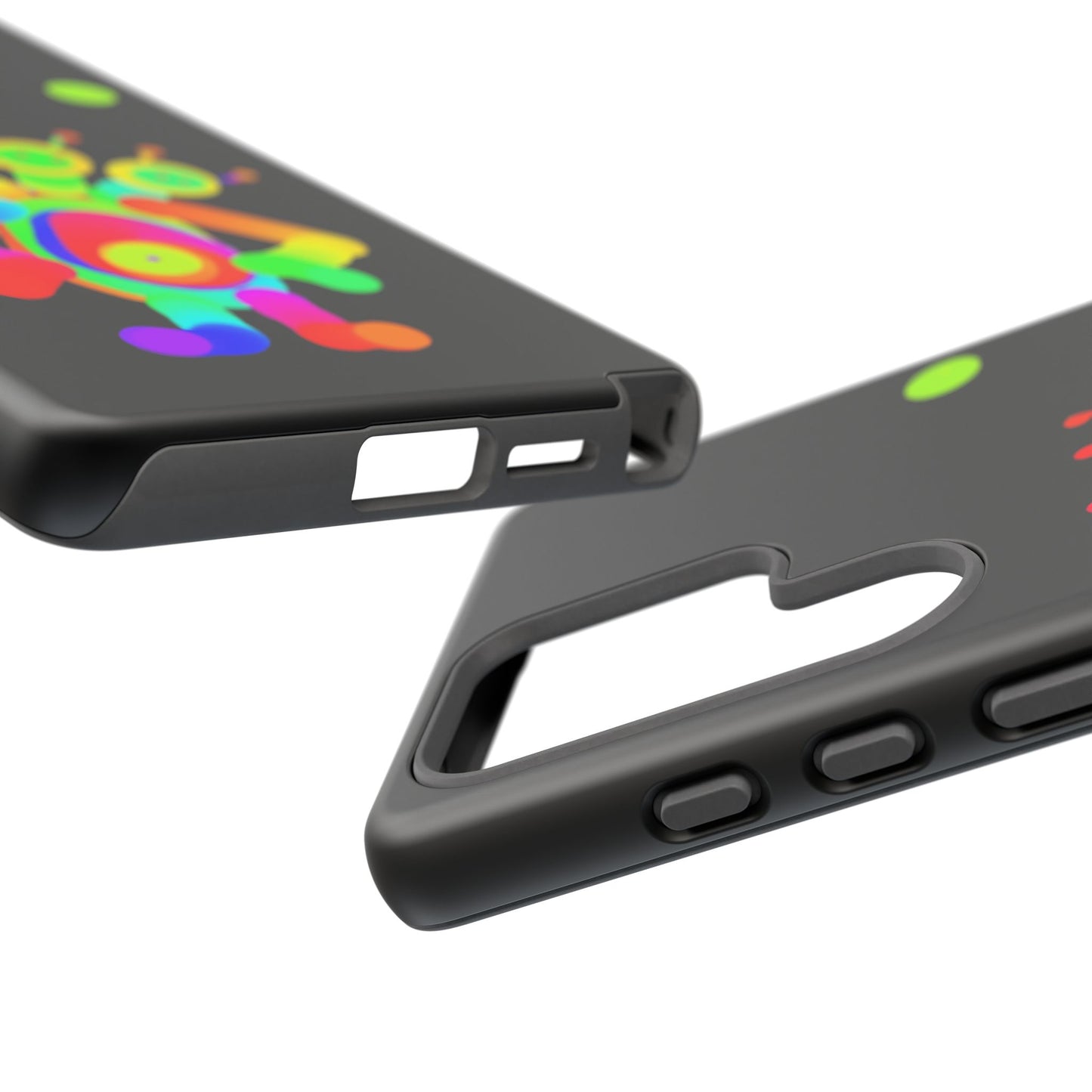 Three Headed Martian with Green Moon / Phone Cases