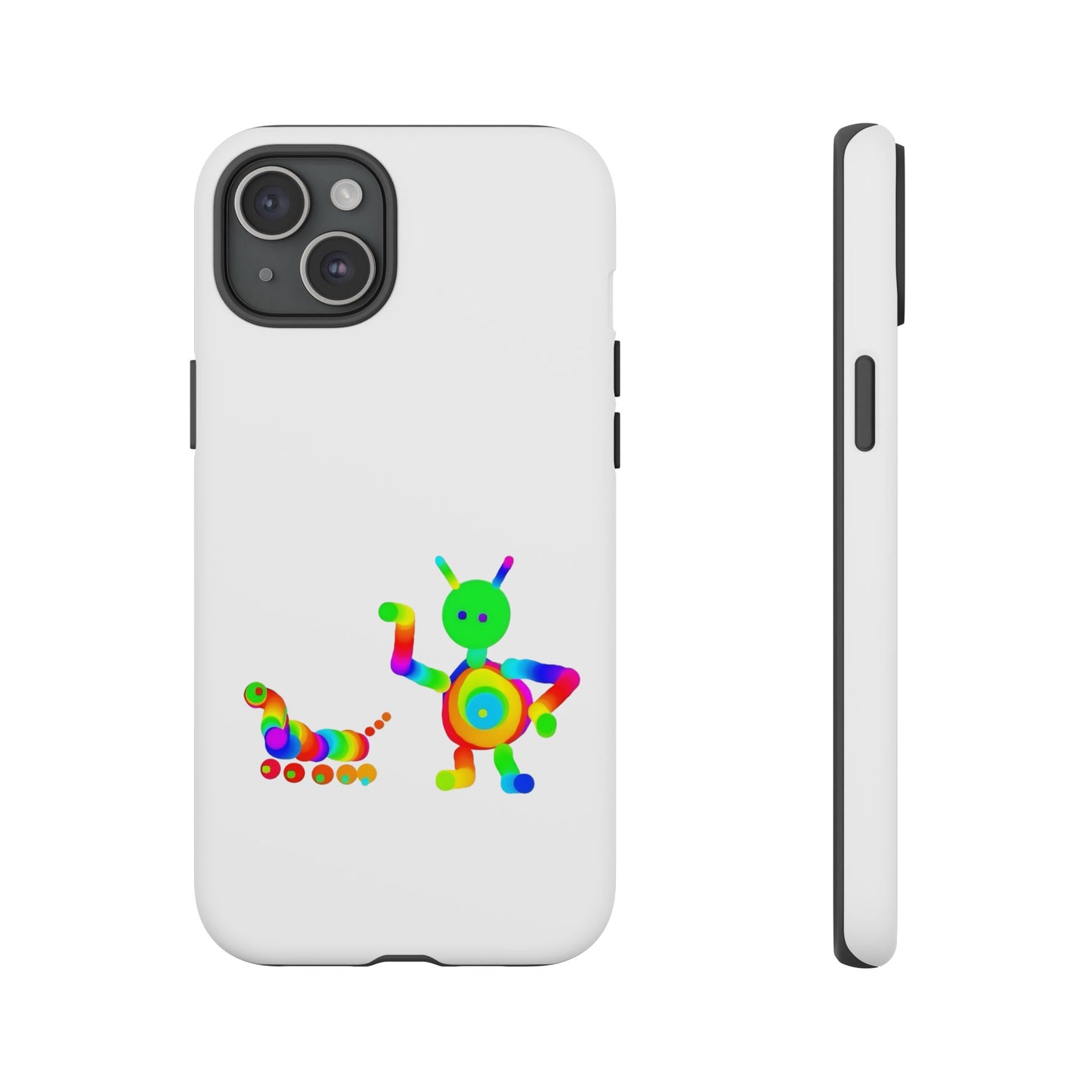 Martian with 5 Wheeled Friend / Phone Cases