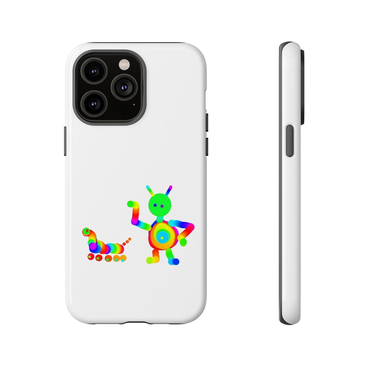 Martian with 5 Wheeled Friend / Phone Cases