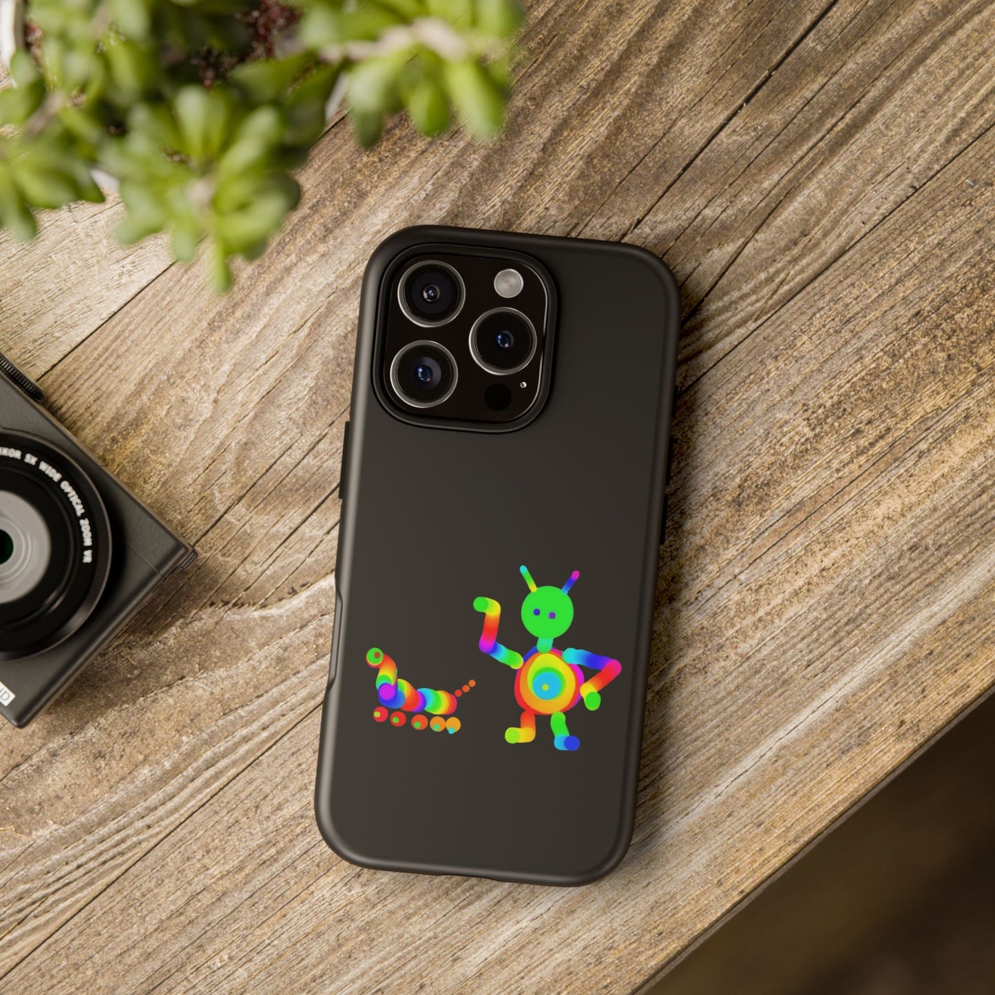 Martian with 5 Wheeled Friend / Phone Cases