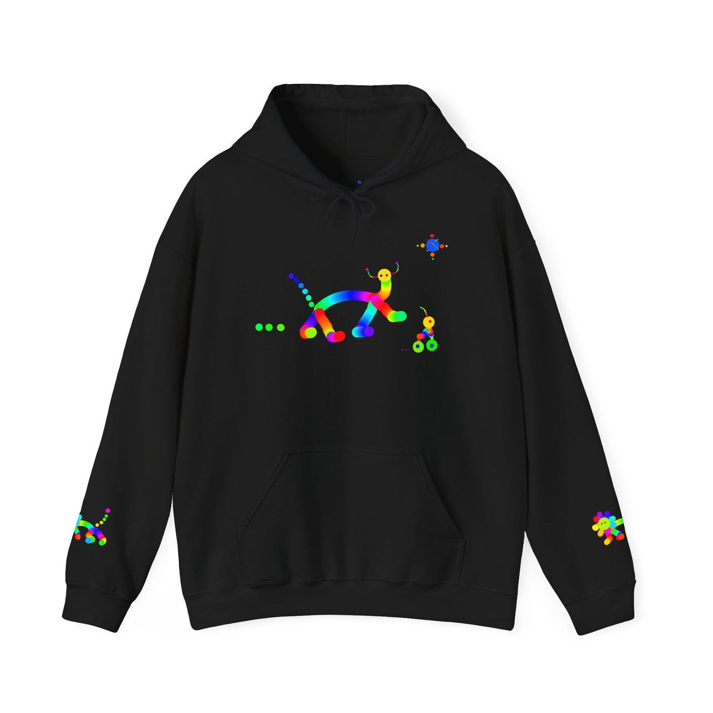 Animal Martian with Friend/ Unisex Heavy Blend™ Hooded Sweatshirt