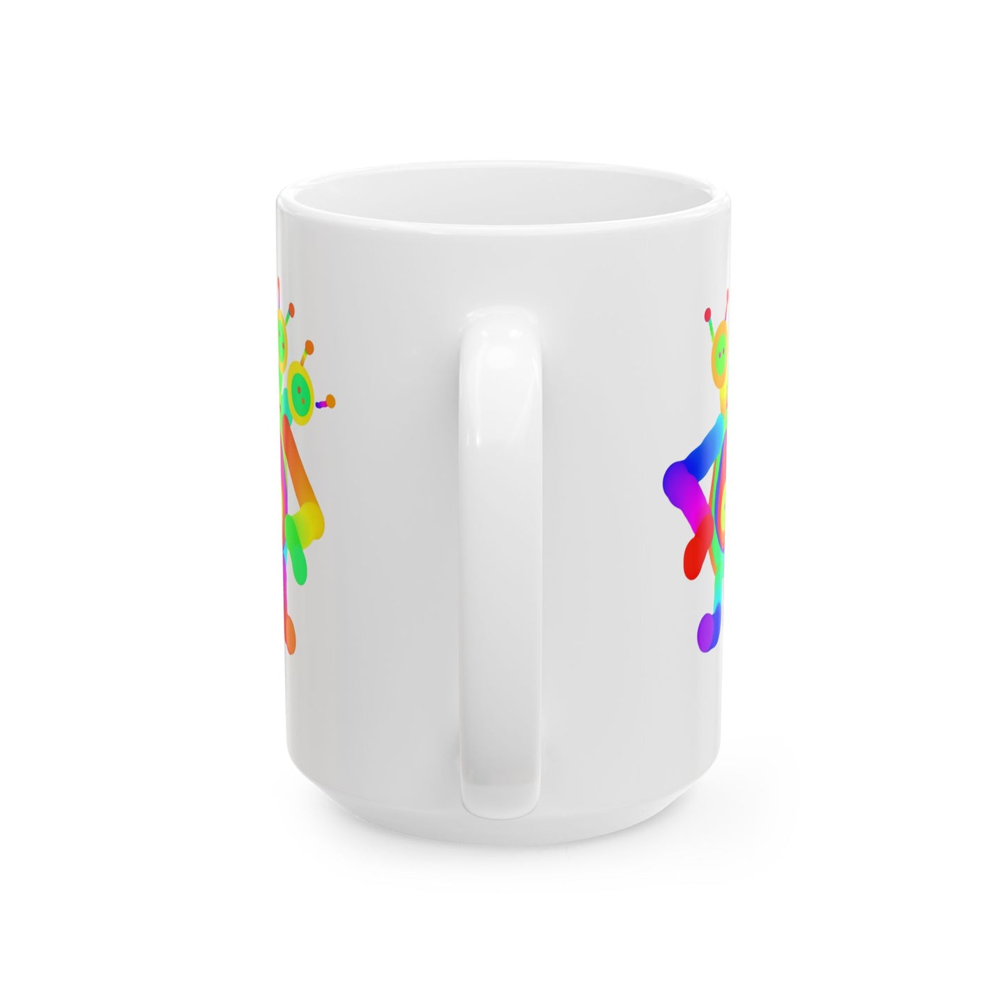 Three Headed Martian Ceramic Mug, (11oz, 15oz)