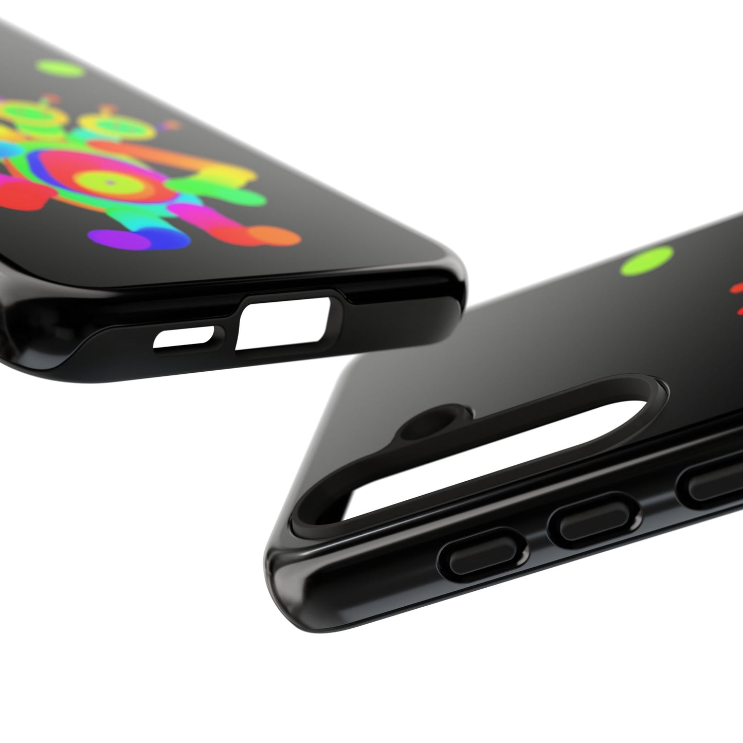 Three Headed Martian with Green Moon / Phone Cases