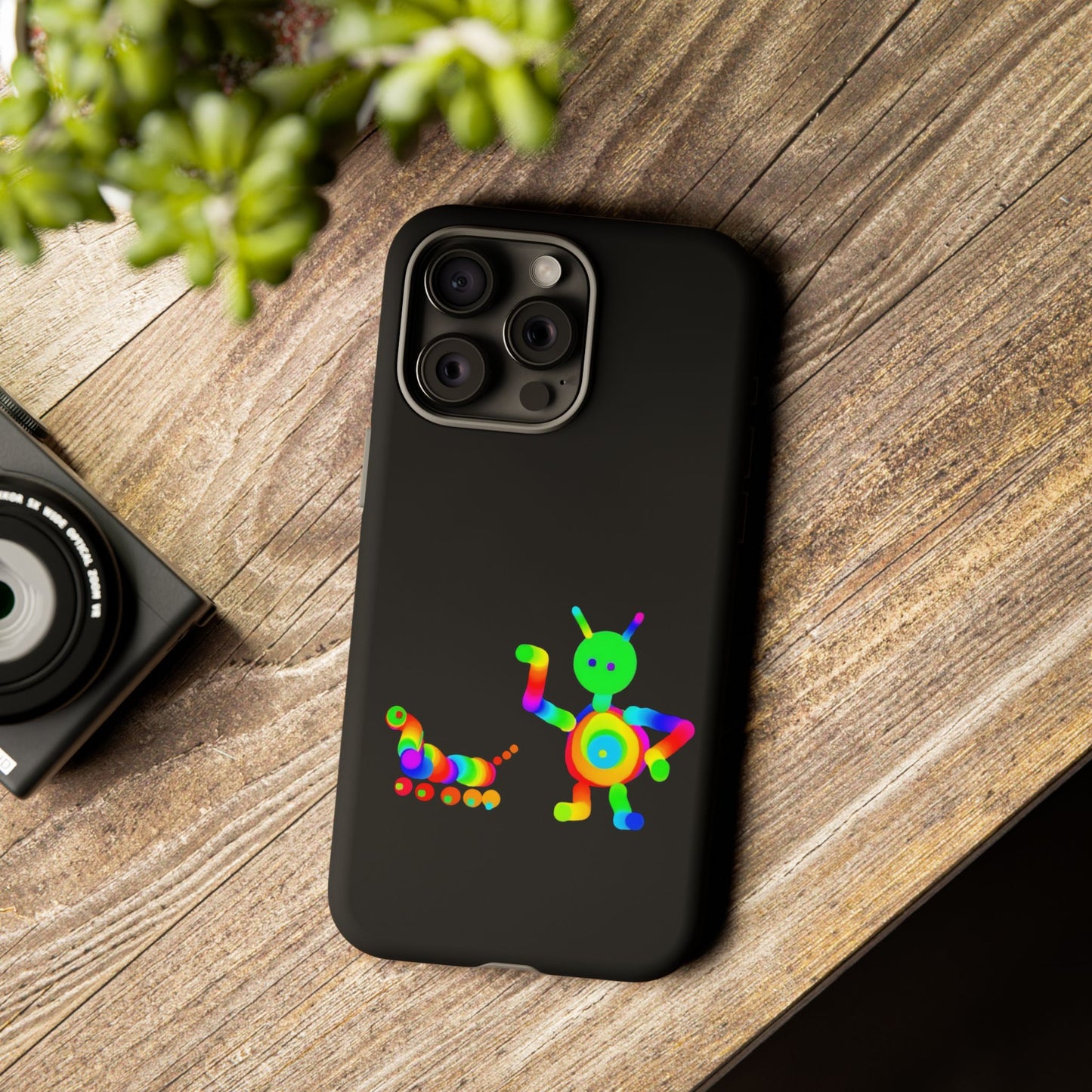 Martian with 5 Wheeled Friend / Phone Cases