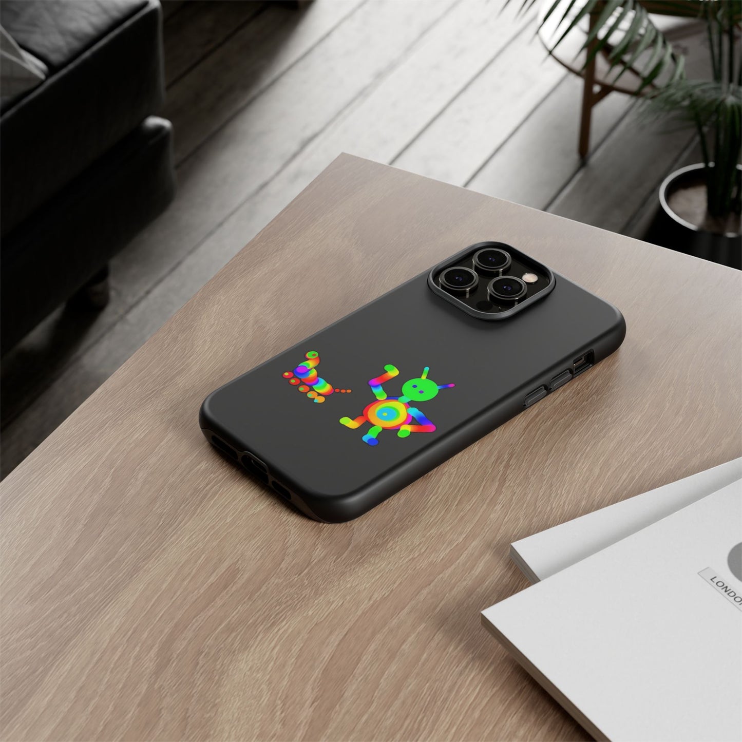 Martian with 5 Wheeled Friend / Phone Cases