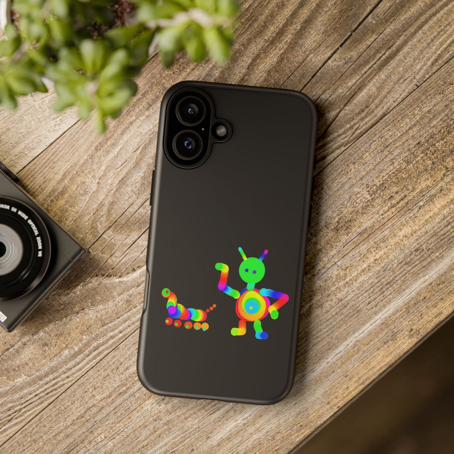 Martian with 5 Wheeled Friend / Phone Cases