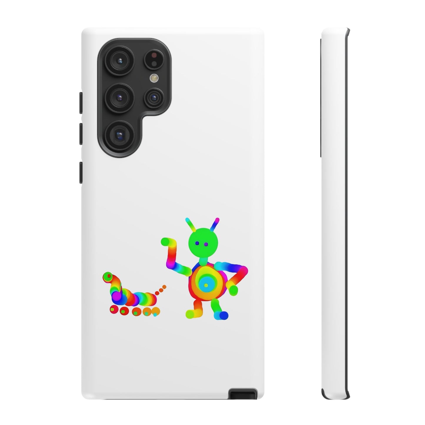 Martian with 5 Wheeled Friend / Phone Cases