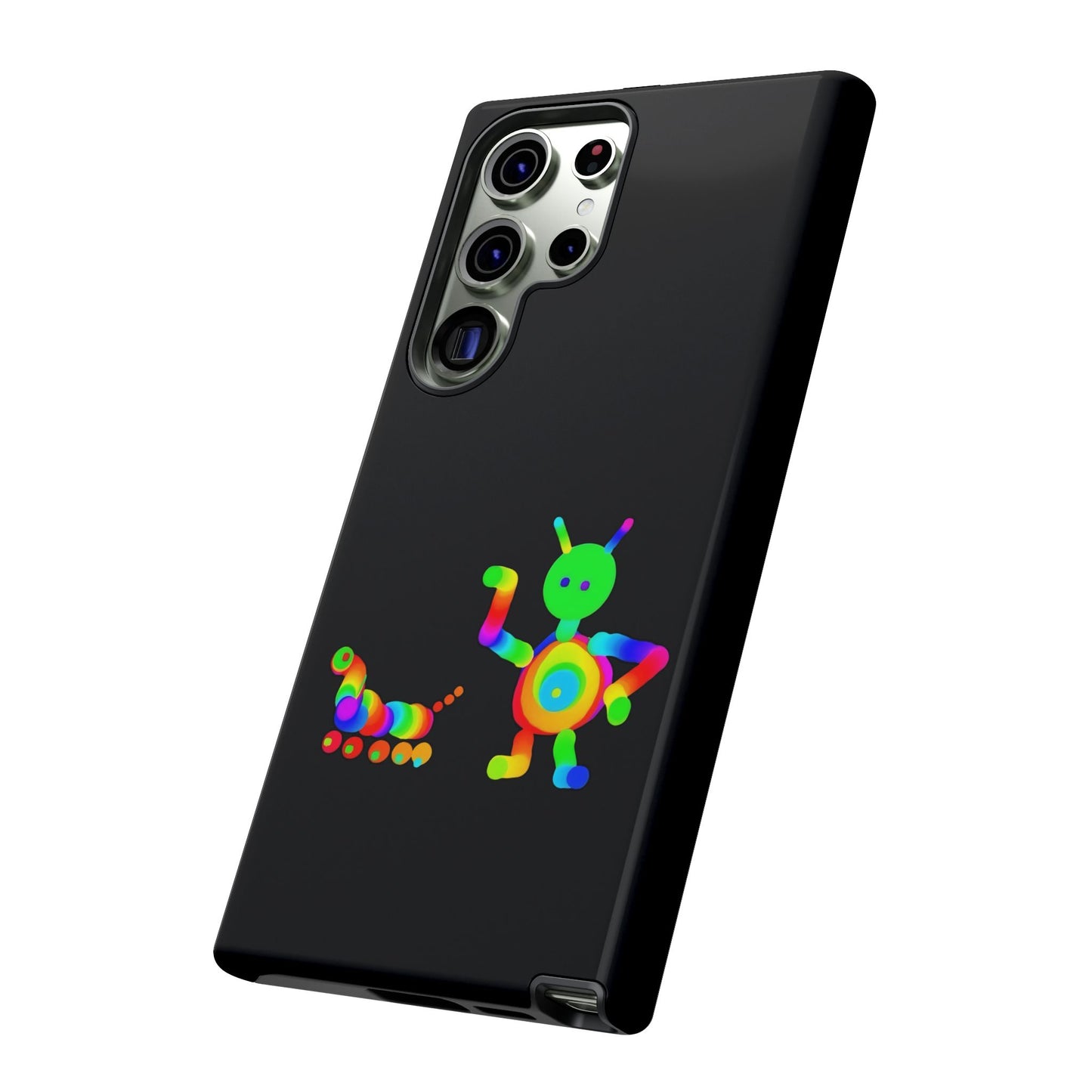 Martian with 5 Wheeled Friend / Phone Cases