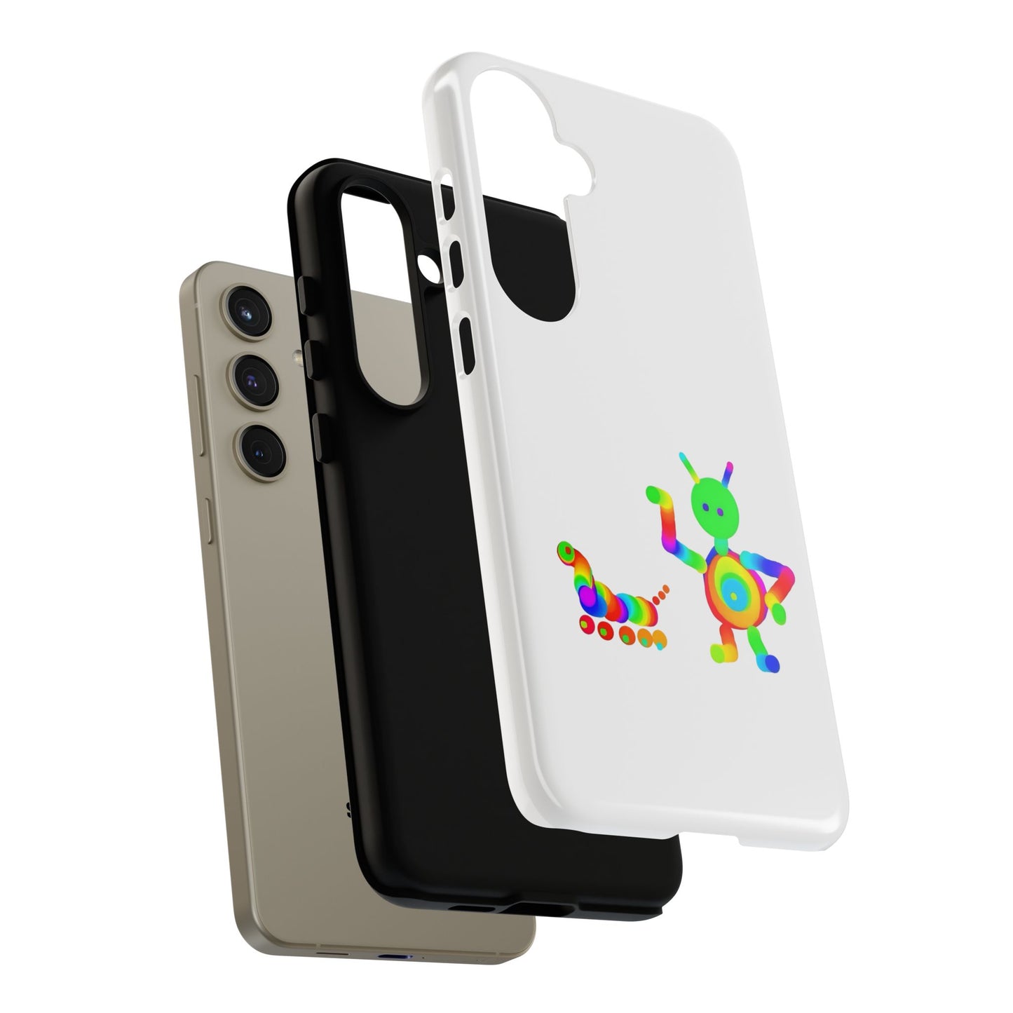 Martian with 5 Wheeled Friend / Phone Cases
