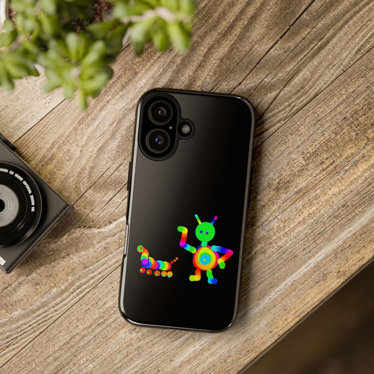 Martian with 5 Wheeled Friend / Phone Cases