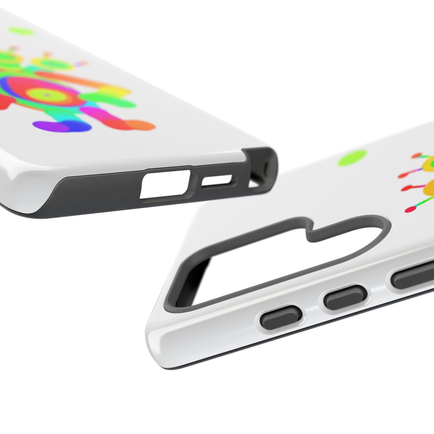 Three Headed Martian with Green Moon / Phone Cases