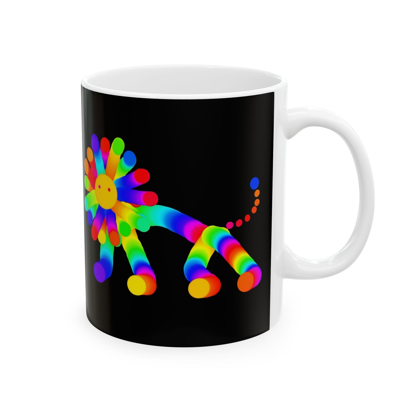 Martian Lion Ceramic Mug, (11oz, 15oz)