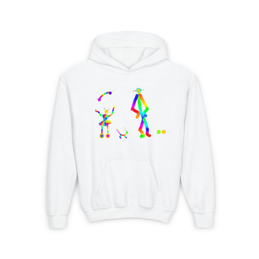 Adult and Child Martians with Friend / Children / Heavy Blend Hooded Sweatshirt