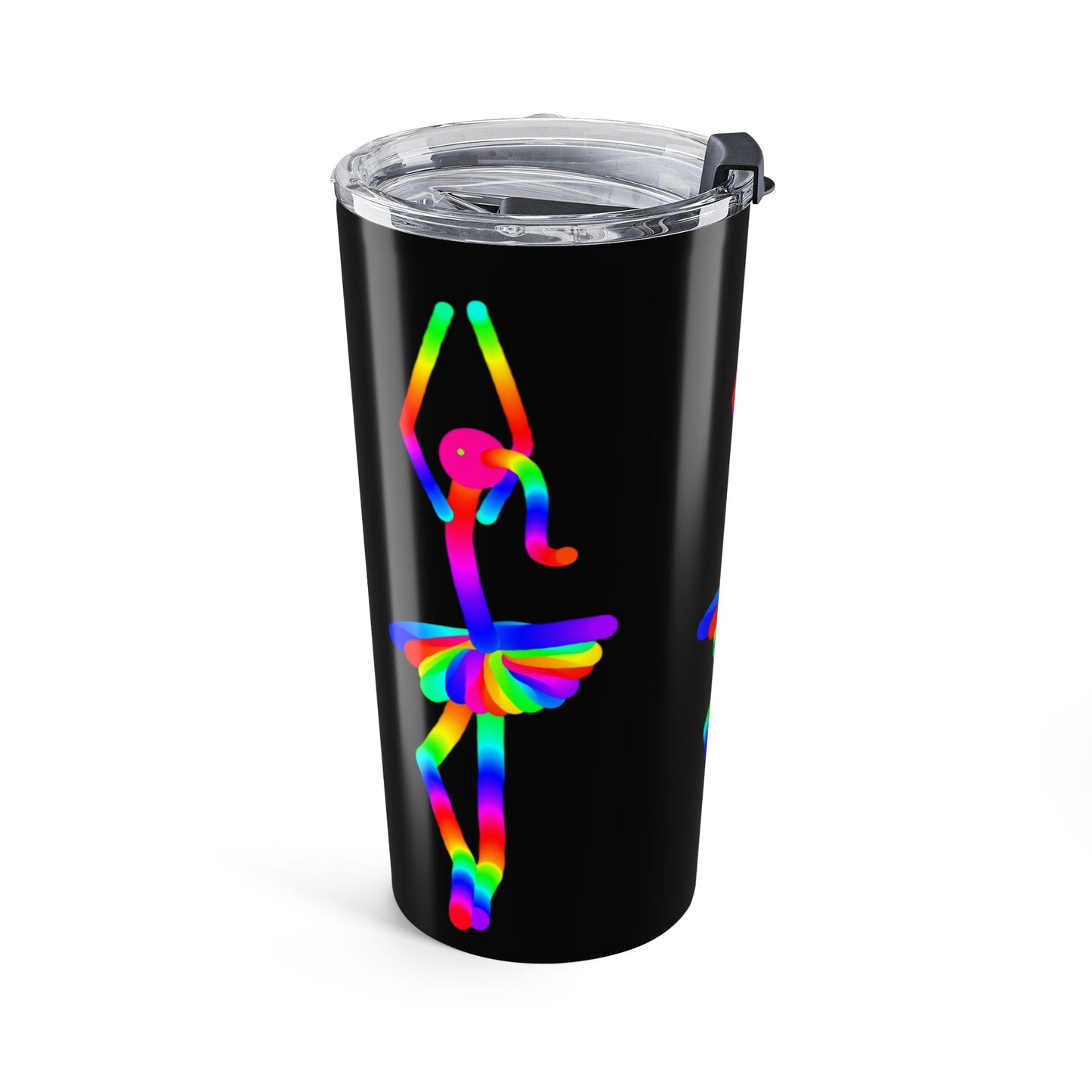 Marty Martians Ballerina Black Tumbler 20oz