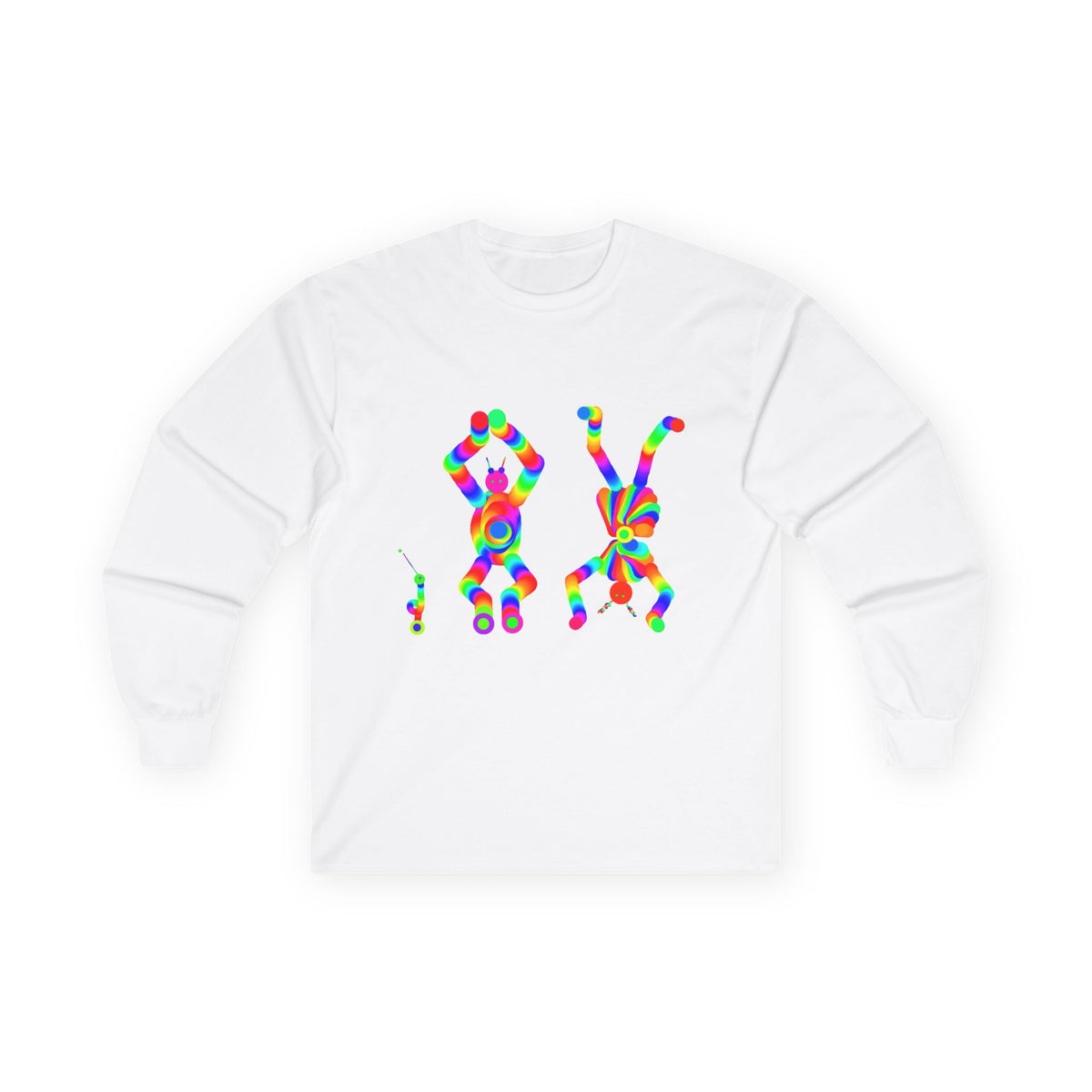 Marty Martians Fun Couple Adult Long Sleeve T ShirtUnisex Ultra Cotton Long Sleeve Tee