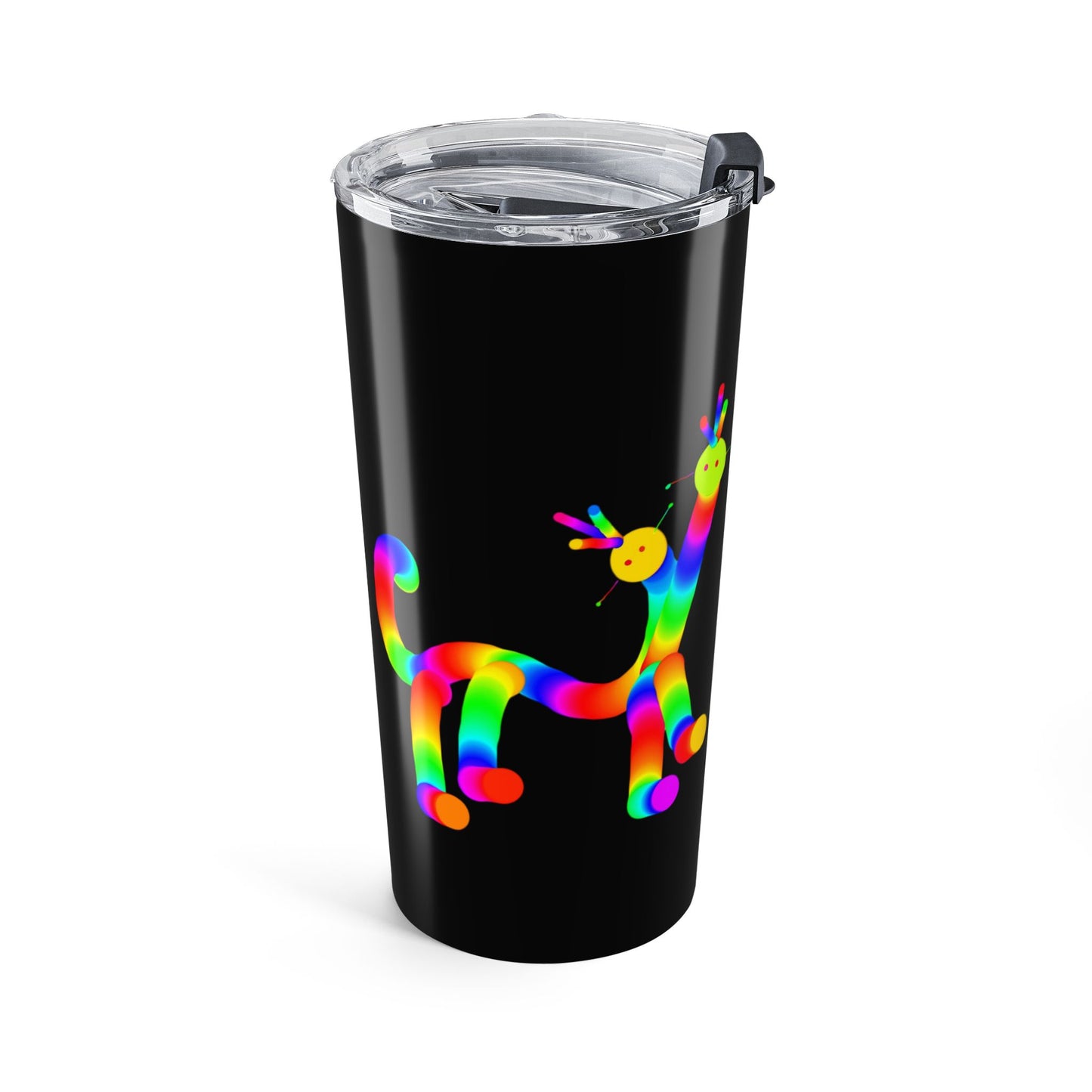 Marty Martians Double Headed Punk Brothers Black Tumbler 20oz