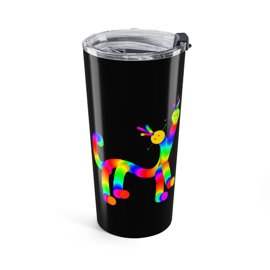 Marty Martians Double Headed Punk Brothers Black Tumbler 20oz
