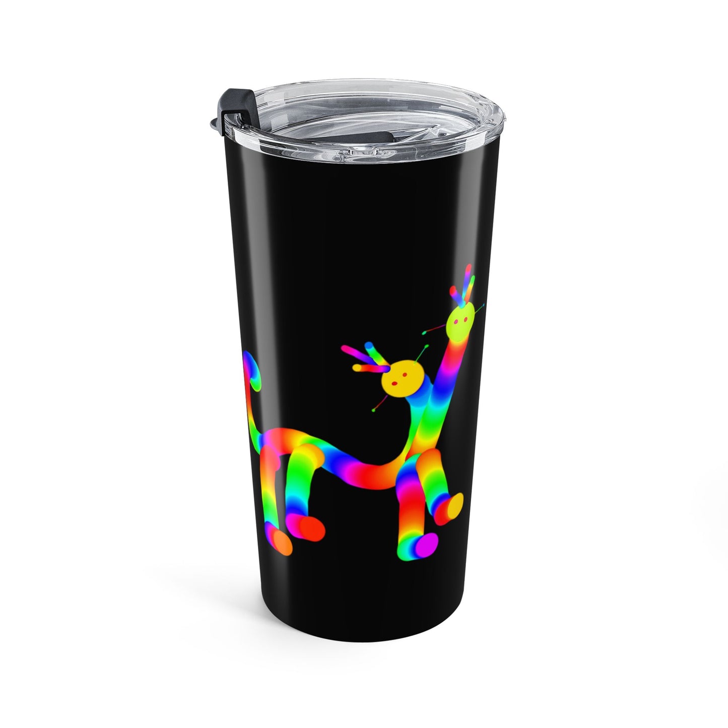 Marty Martians Double Headed Punk Brothers Black Tumbler 20oz