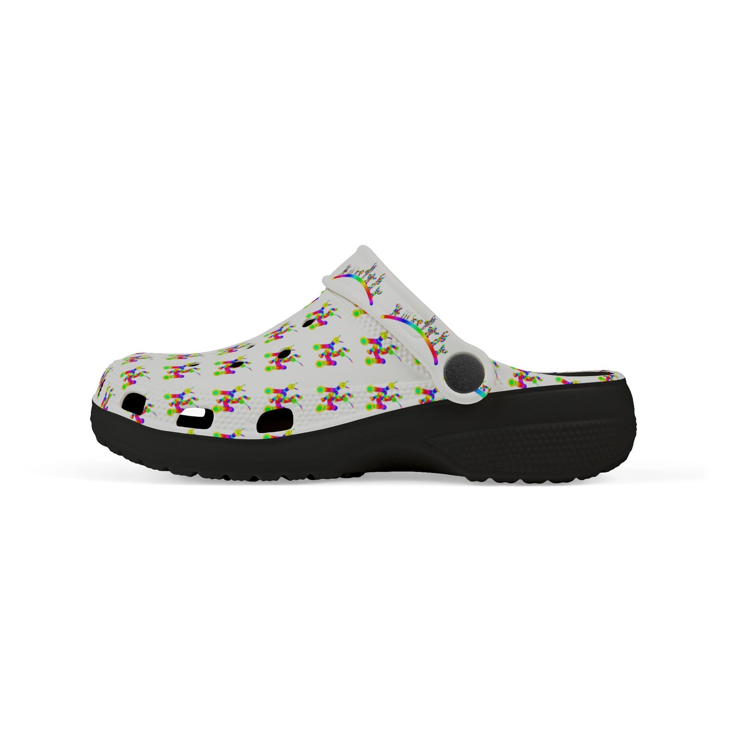 Marty Martian on Riding Robot / Kid's EVA Foam Clogs (AOP)