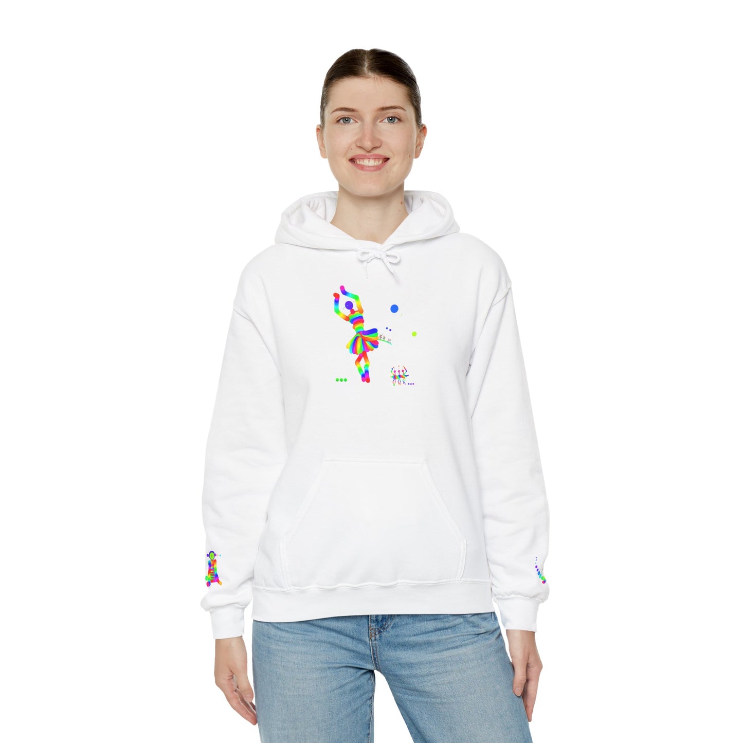 Martian Ballerina / Unisex Heavy Blend™ Hooded Sweatshirt