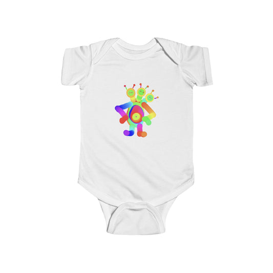 Marty Martians with Three Heads / Fine Jersey Bodysuit