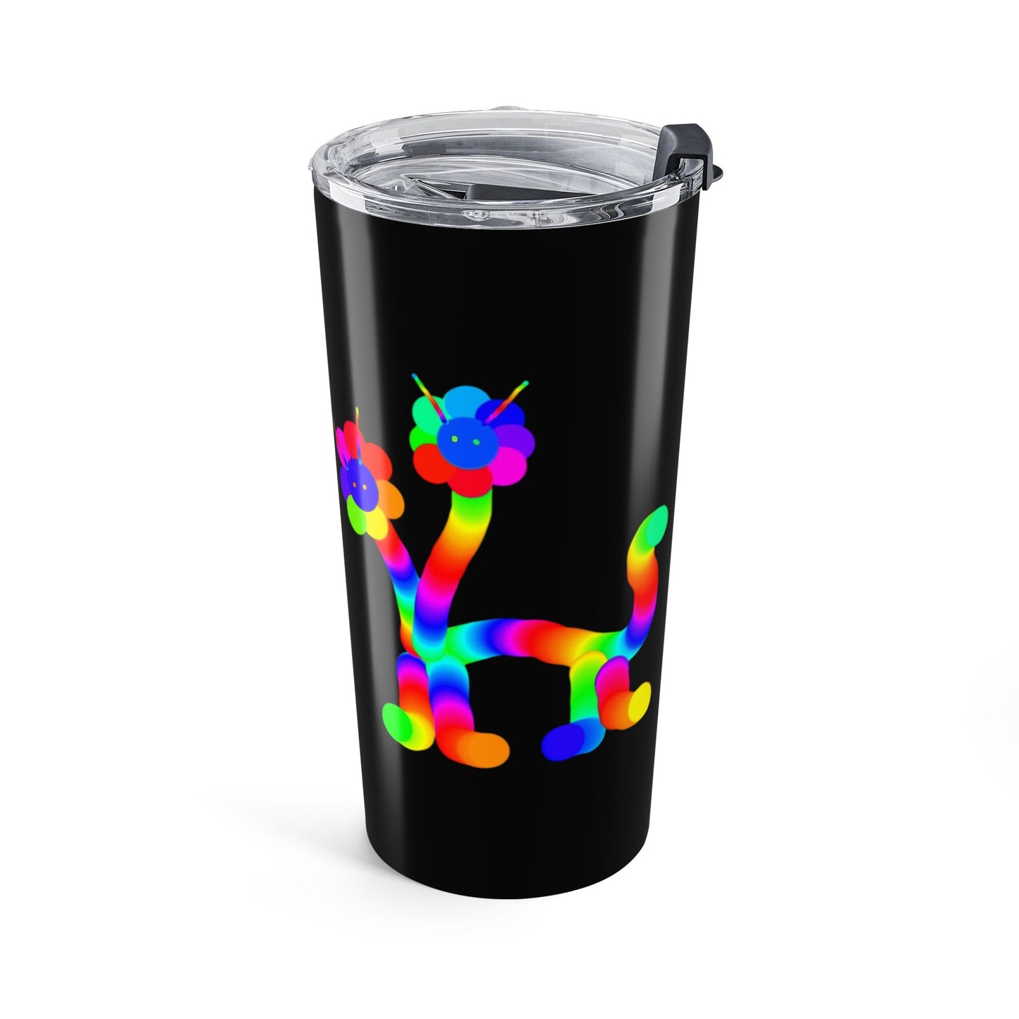 Marty Martians Double Headed Lion Black Tumbler 20oz