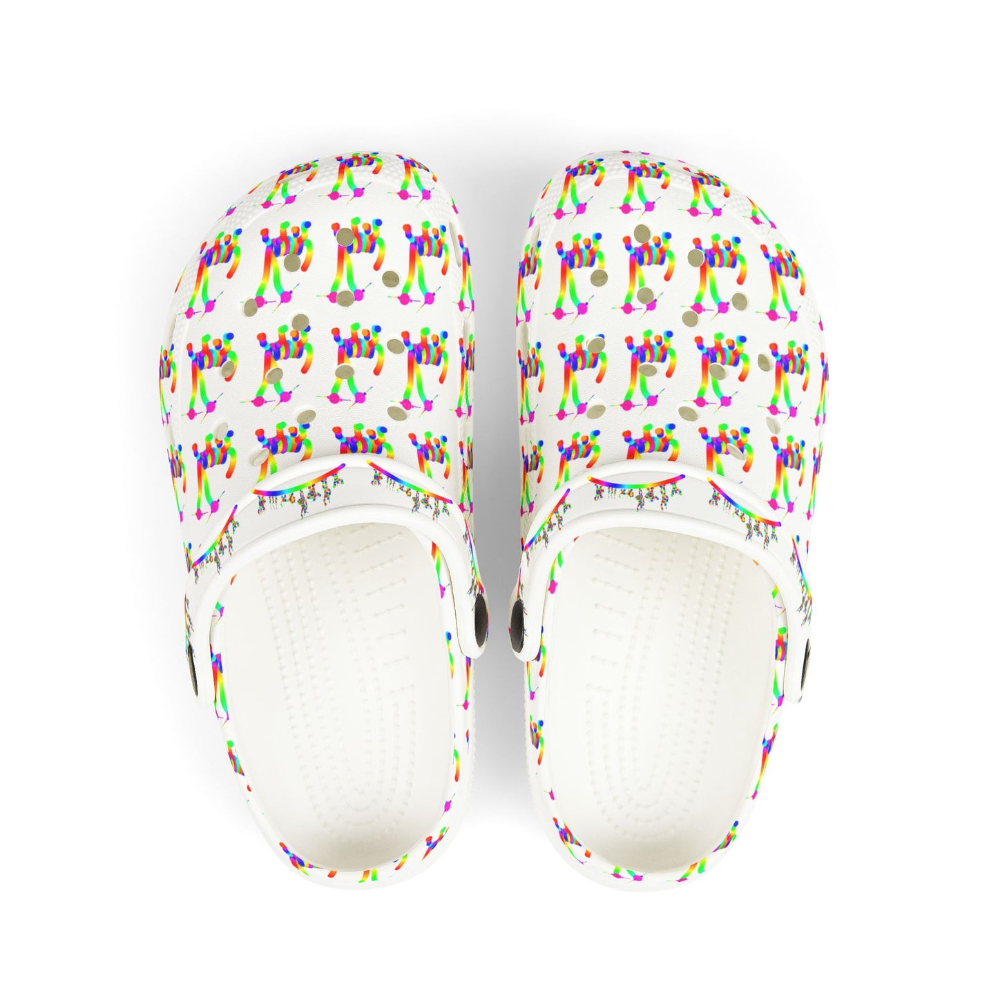 Marty Martians Friend with Two Heads / Kid's EVA Foam Clogs (AOP)