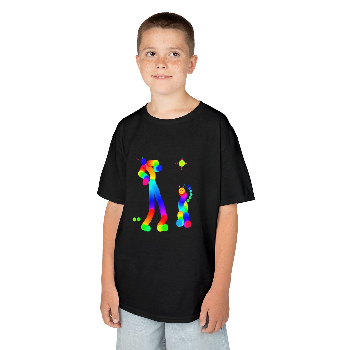 Martian with Martian Animal / Kids Heavy Cotton™ Tee