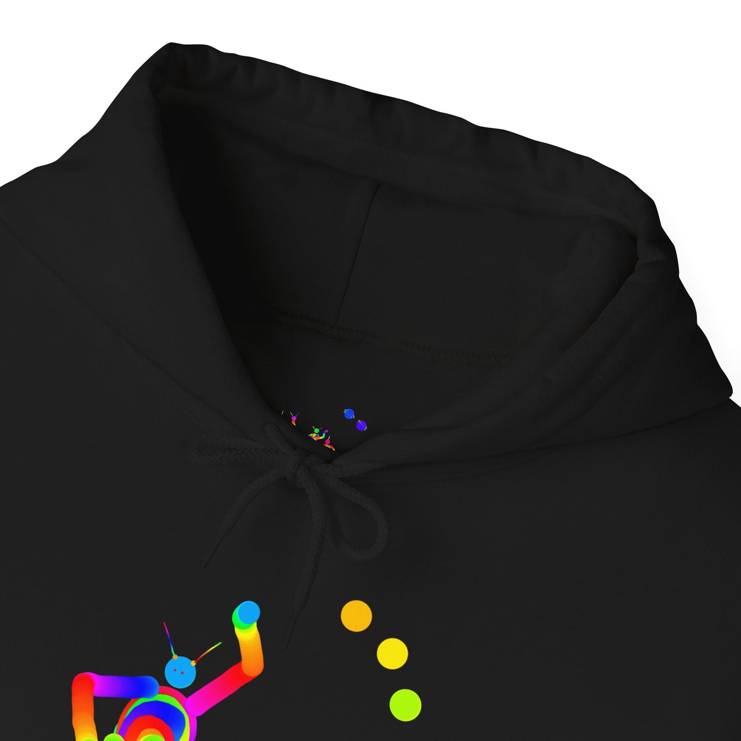 Waving Martian with Little Friend / Unisex Heavy Blend™ Hooded Sweatshirt