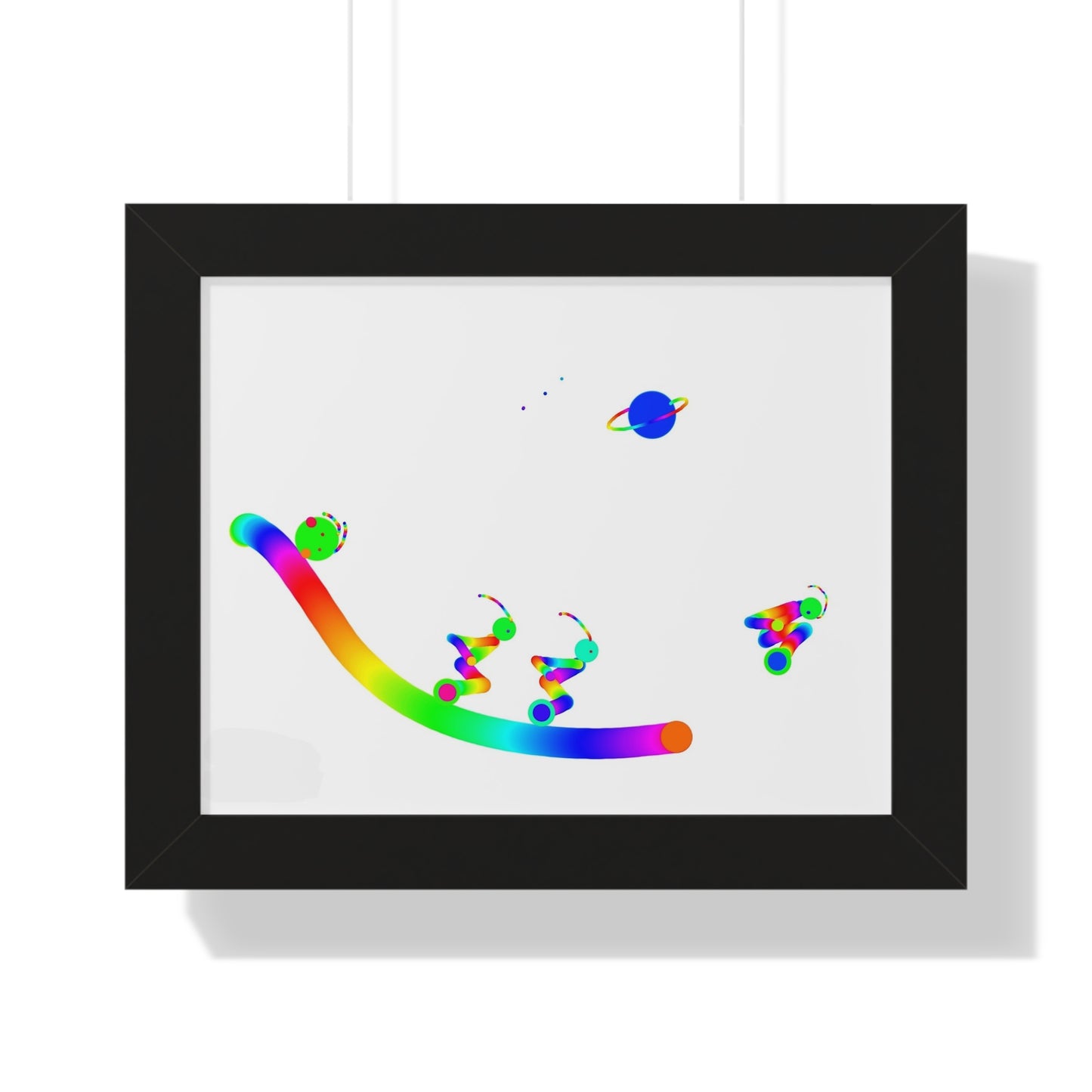 Off We Go Martians / Framed Horizontal Poster