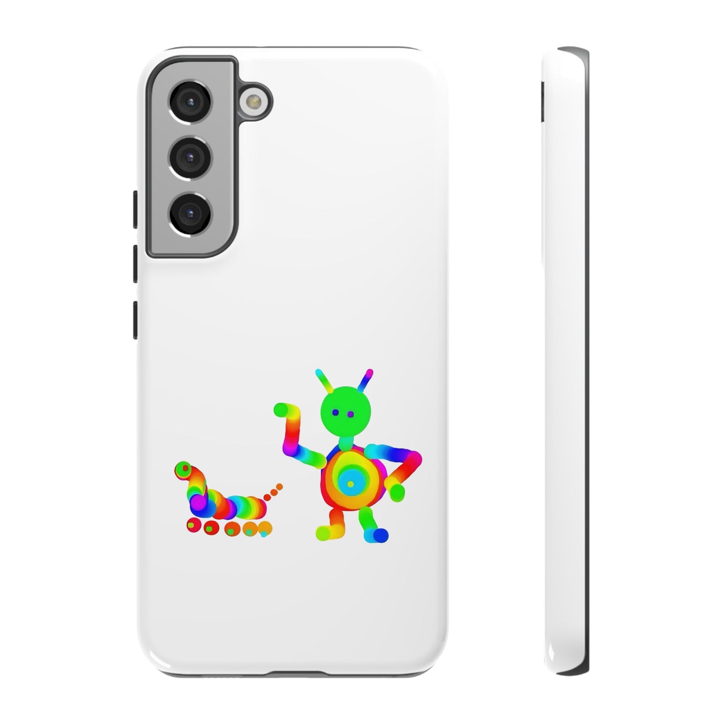 Martian with 5 Wheeled Friend / Phone Cases