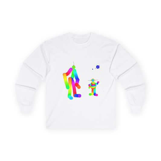 Martian and Friend Adult Long Sleeve T ShirtUnisex Ultra Cotton Long Sleeve Tee