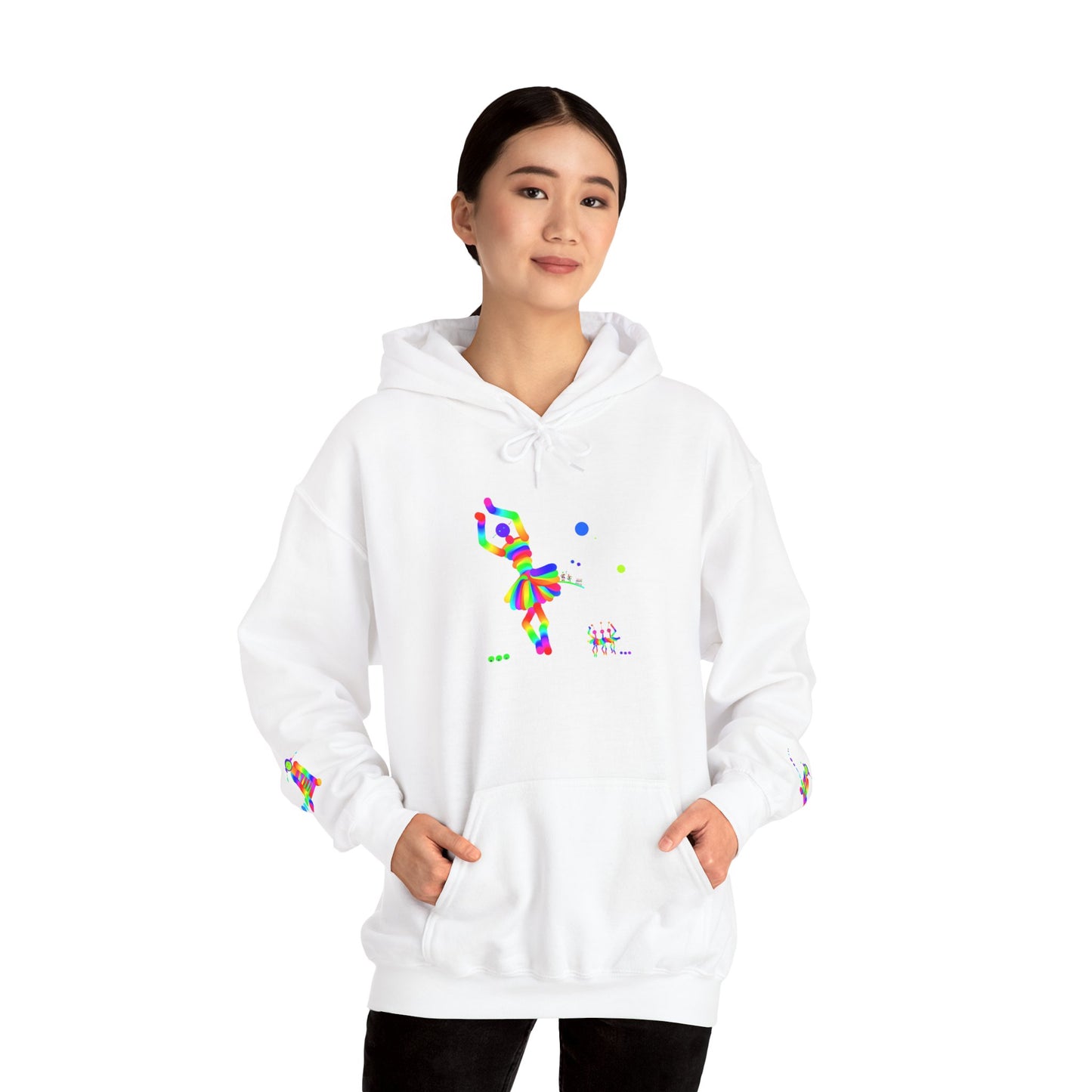 Martian Ballerina / Unisex Heavy Blend™ Hooded Sweatshirt