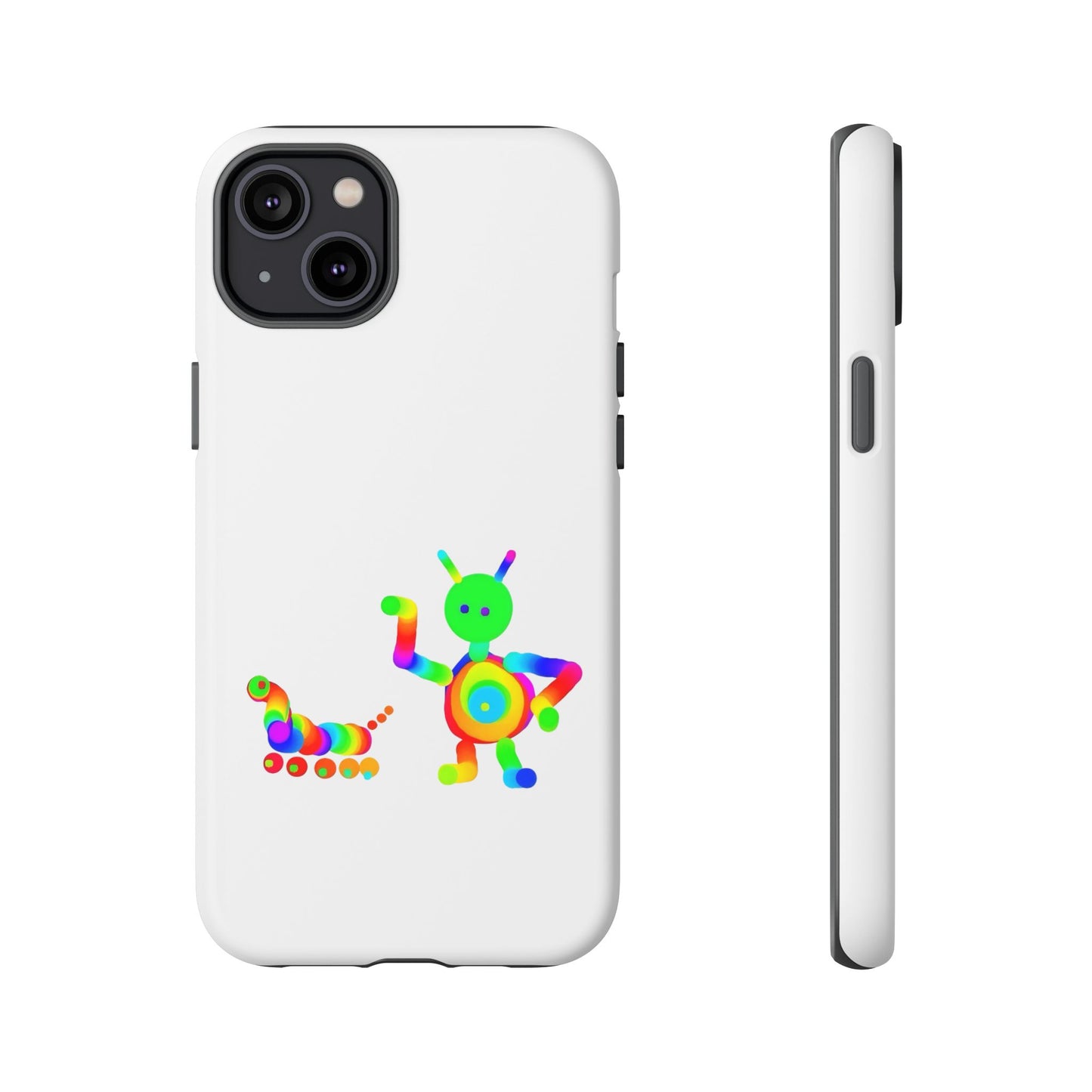 Martian with 5 Wheeled Friend / Phone Cases