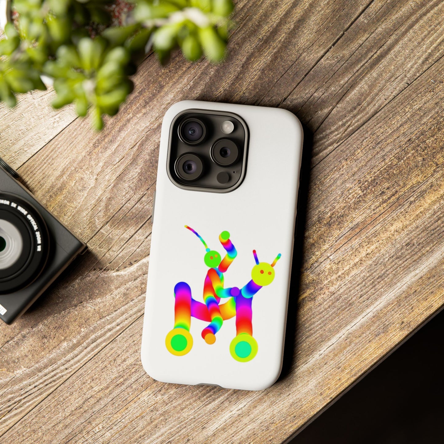 Marty Martians on Riding Robot / Phone Cases