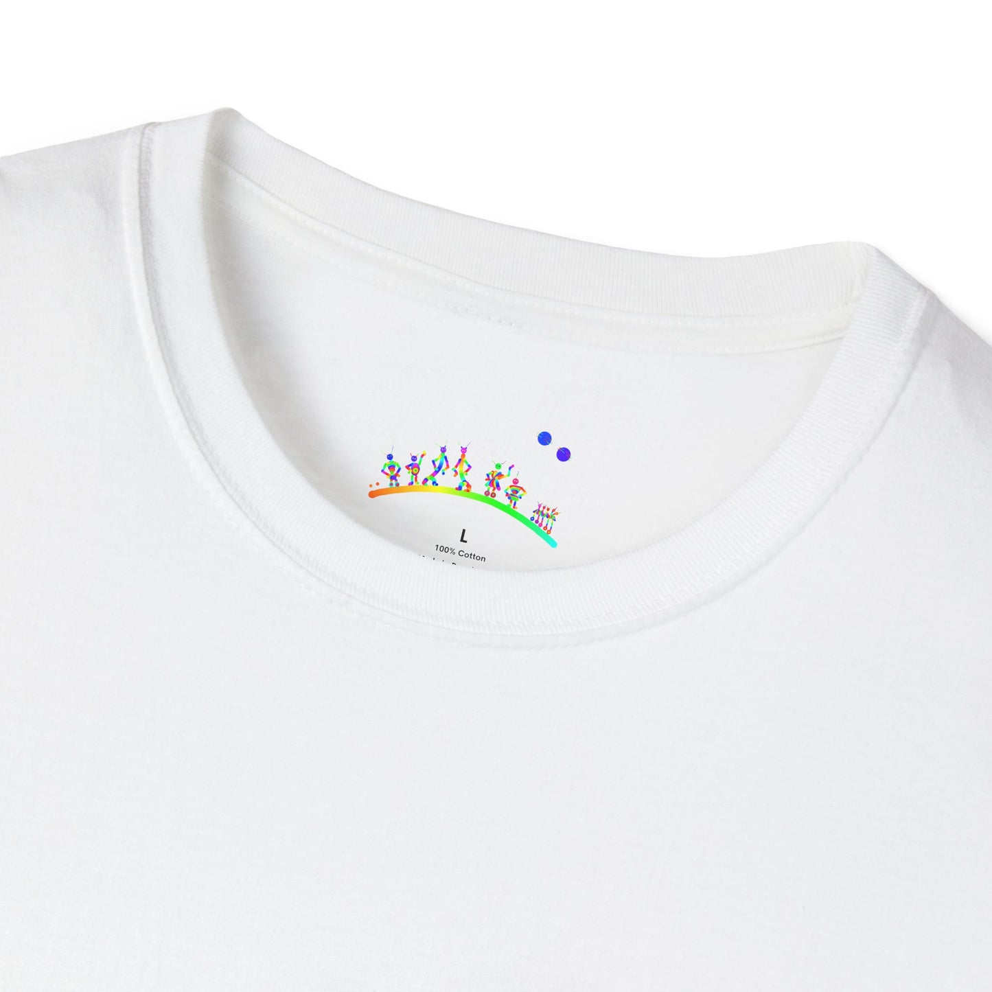 Two Headed Martian with Friends / Unisex Softstyle T-Shirt