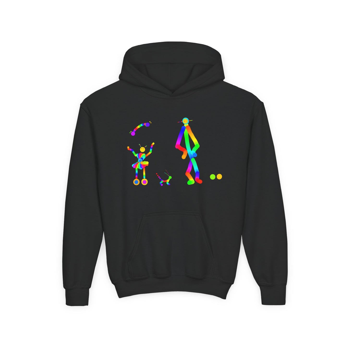 Adult and Child Martians with Friend / Children / Heavy Blend Hooded Sweatshirt
