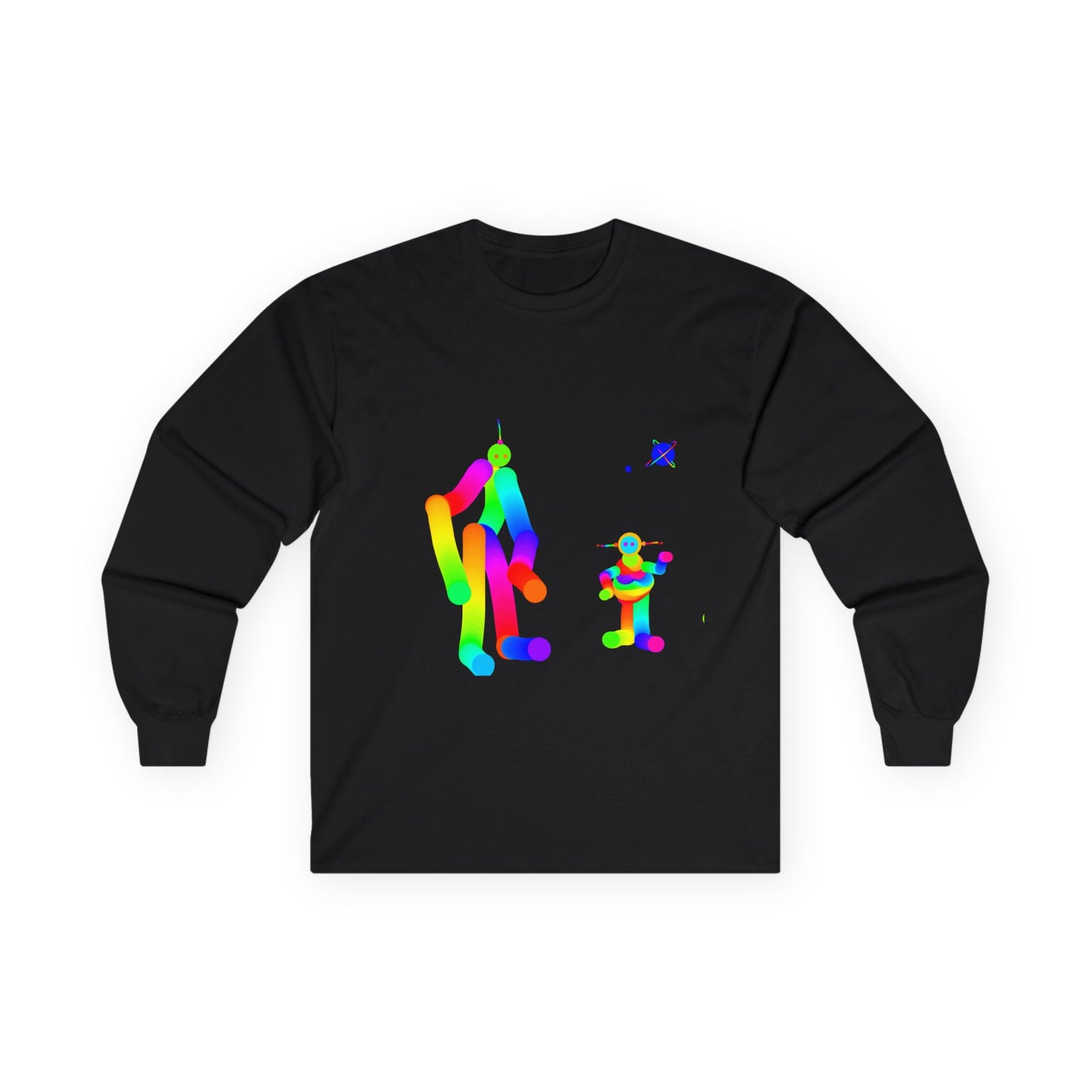 Martian and Friend Adult Long Sleeve T ShirtUnisex Ultra Cotton Long Sleeve Tee