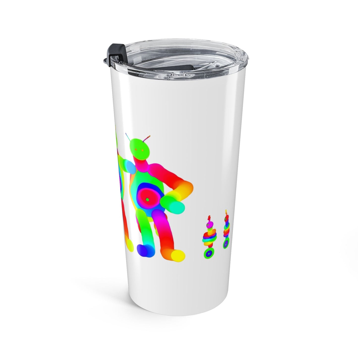 4 Marty Martian Buddies  White Tumbler 20oz
