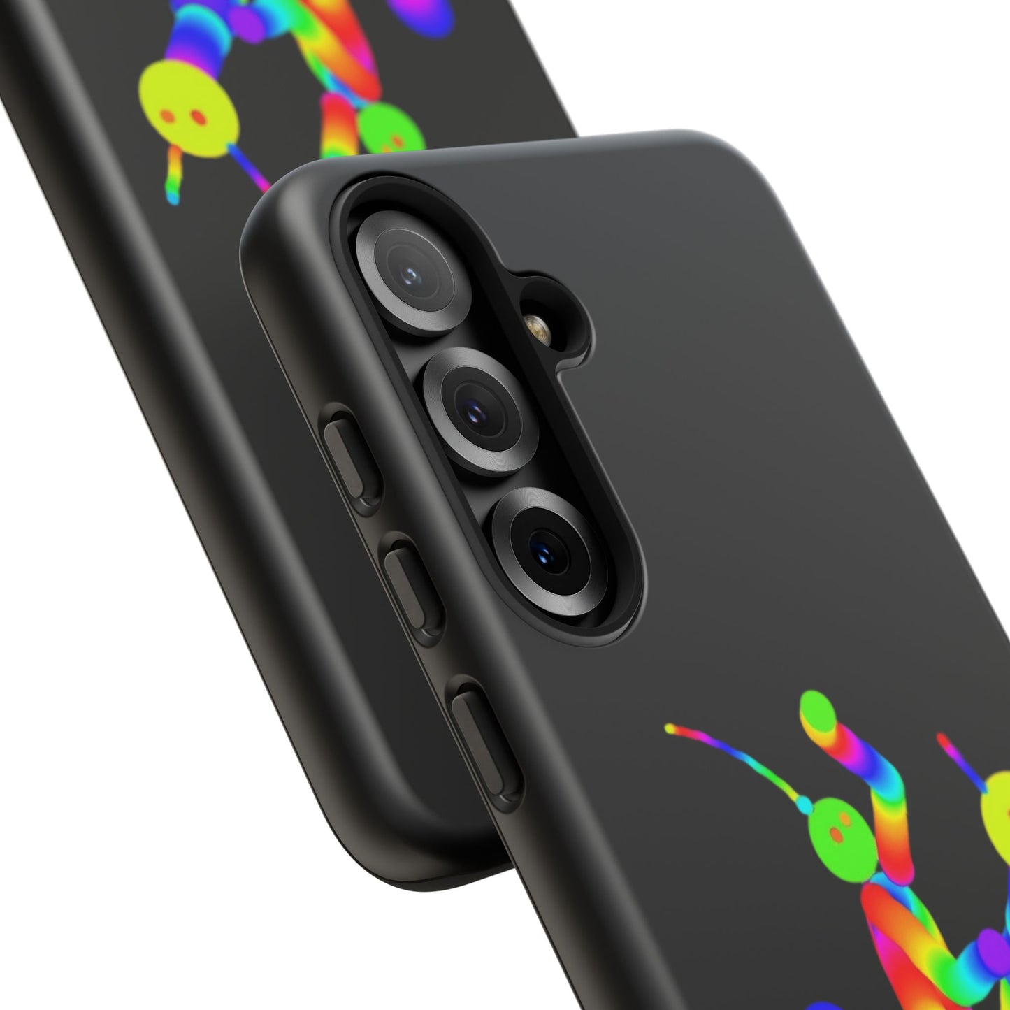 Marty Martians Riding Robot in Black  / Phone Cases