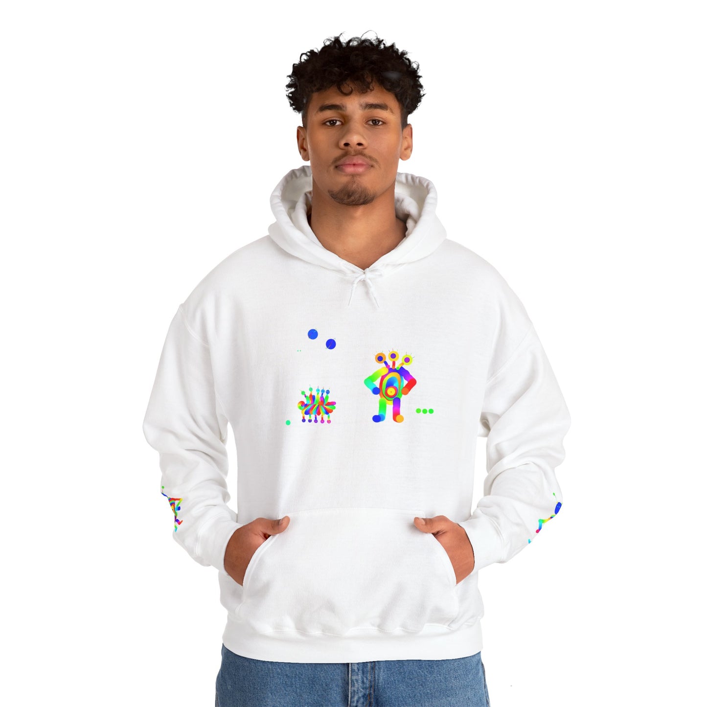 3 Headed Martian / Unisex Heavy Blend™ Hooded Sweatshirt