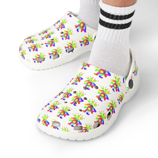 Marty Martians with Three Heads / Kid's EVA Foam Clogs (AOP)