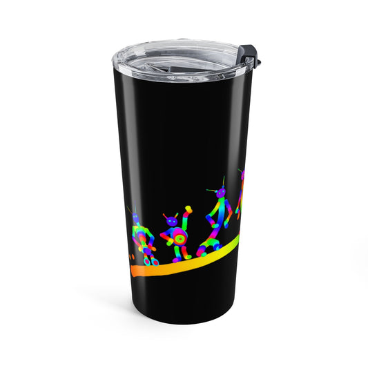 Marty Martins Logo Black Tumbler 20oz