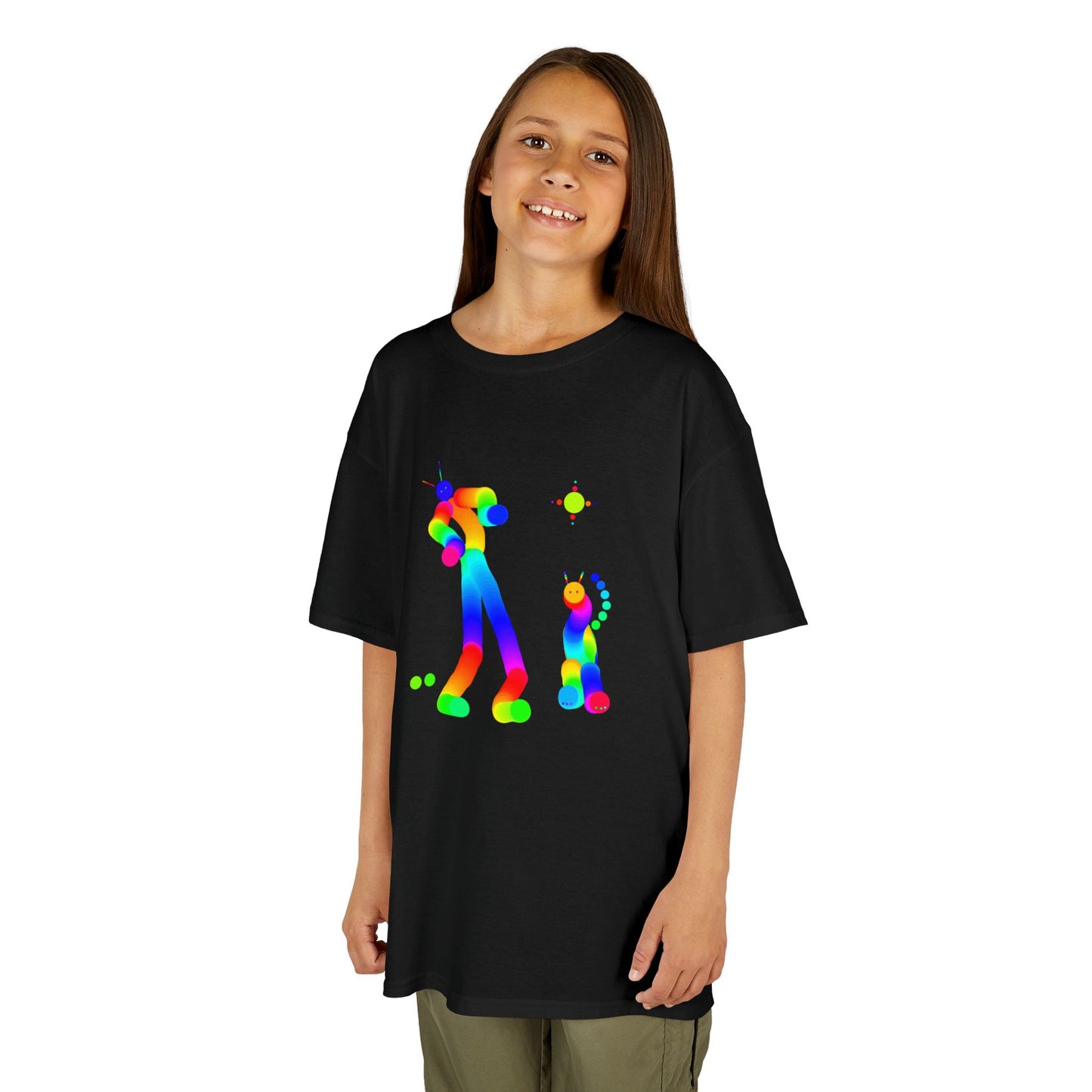 Martian with Martian Animal / Kids Heavy Cotton™ Tee