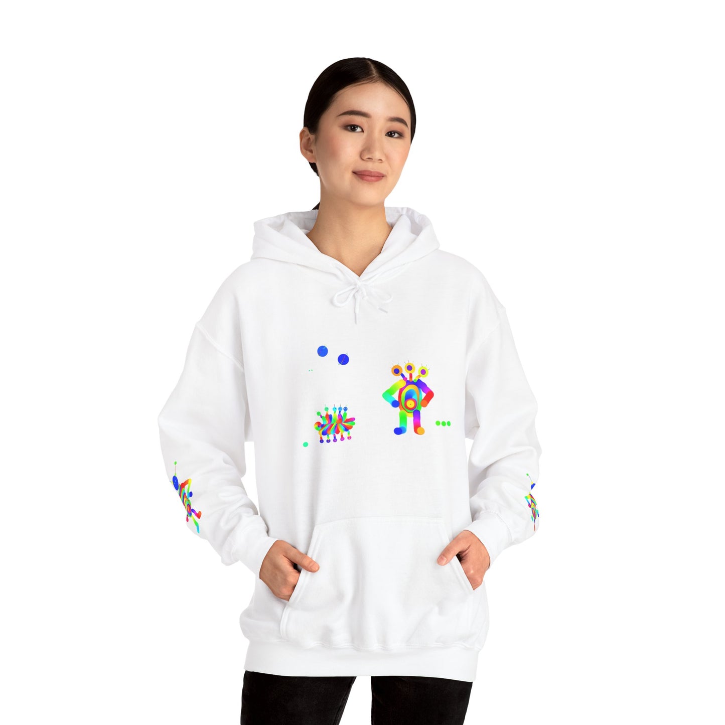 3 Headed Martian / Unisex Heavy Blend™ Hooded Sweatshirt