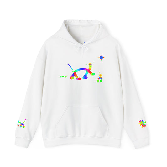 Animal Martian with Friend/ Unisex Heavy Blend™ Hooded Sweatshirt